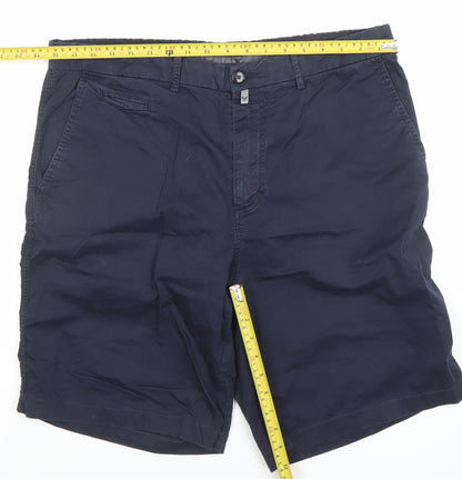 Avirex Men's Blue Bermuda Chino Shorts Size 38 Regular Fit