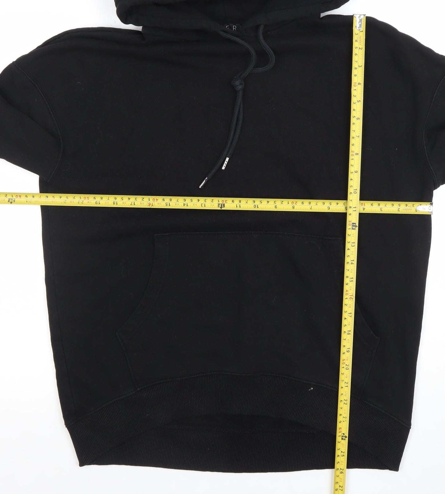 Womens UK Size 14 Very Black Pullover Hoodie