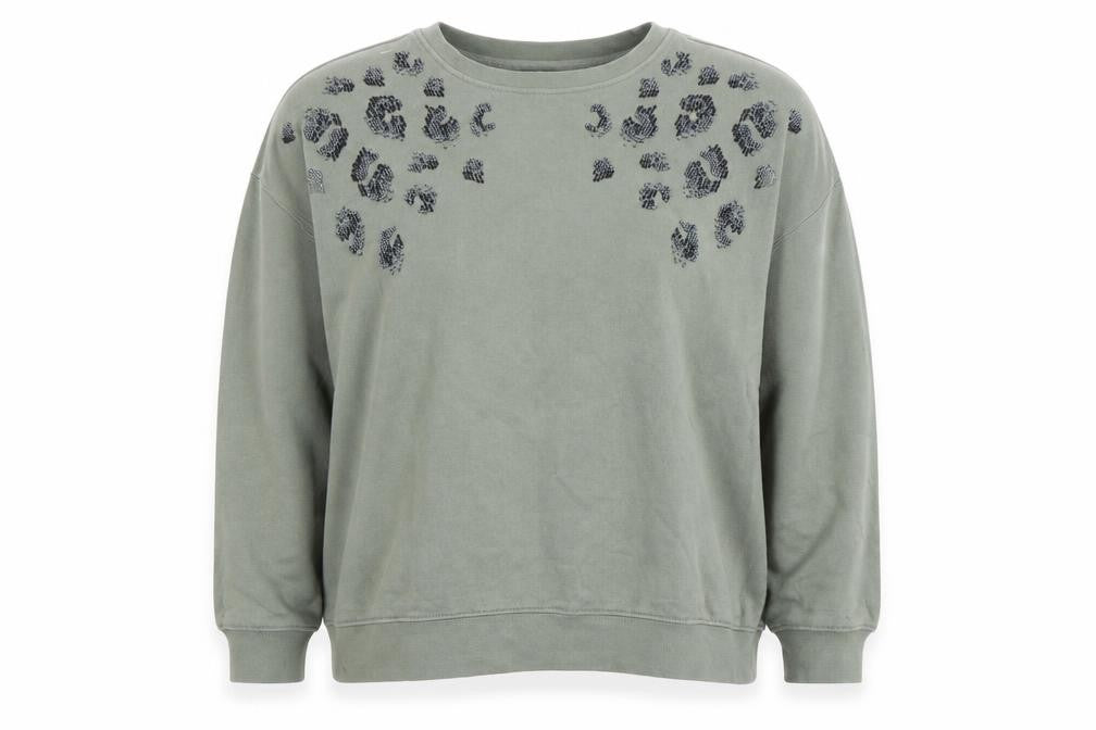 Womens UK Size L NEXT Green Pullover Sweatshirt
