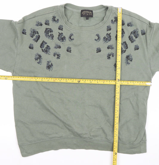 Womens UK Size L NEXT Green Pullover Sweatshirt