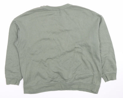 Womens UK Size L NEXT Green Pullover Sweatshirt