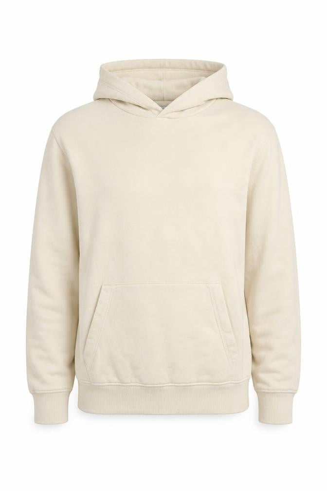 Womens UK Size M Zara Beige Pullover Hoodie