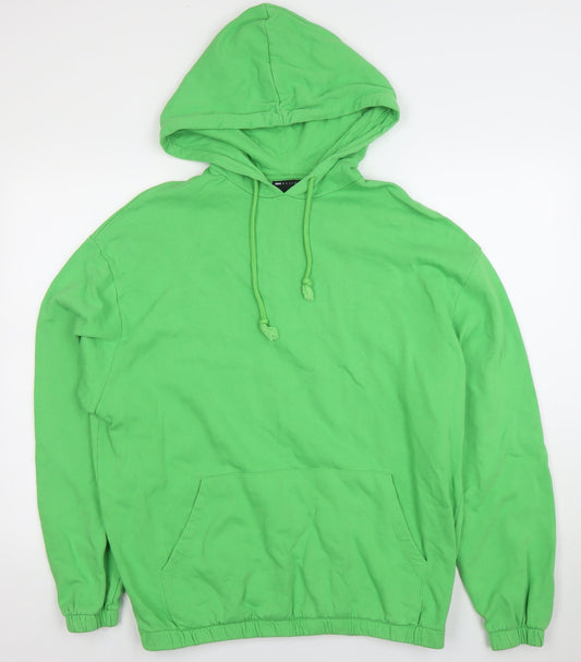 Mens UK Size S ASOS DESIGN Green Pullover Hoodie