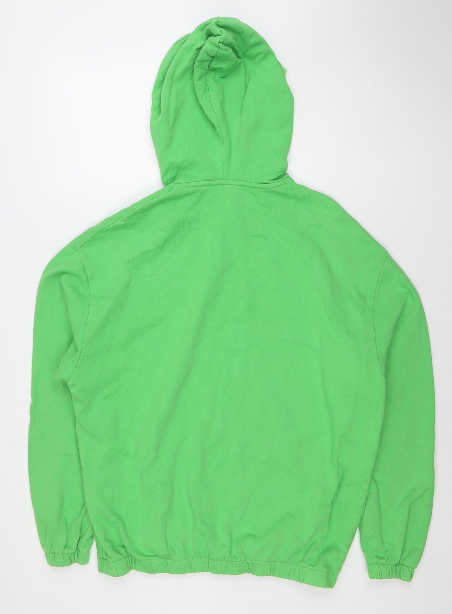 Mens UK Size S ASOS DESIGN Green Pullover Hoodie