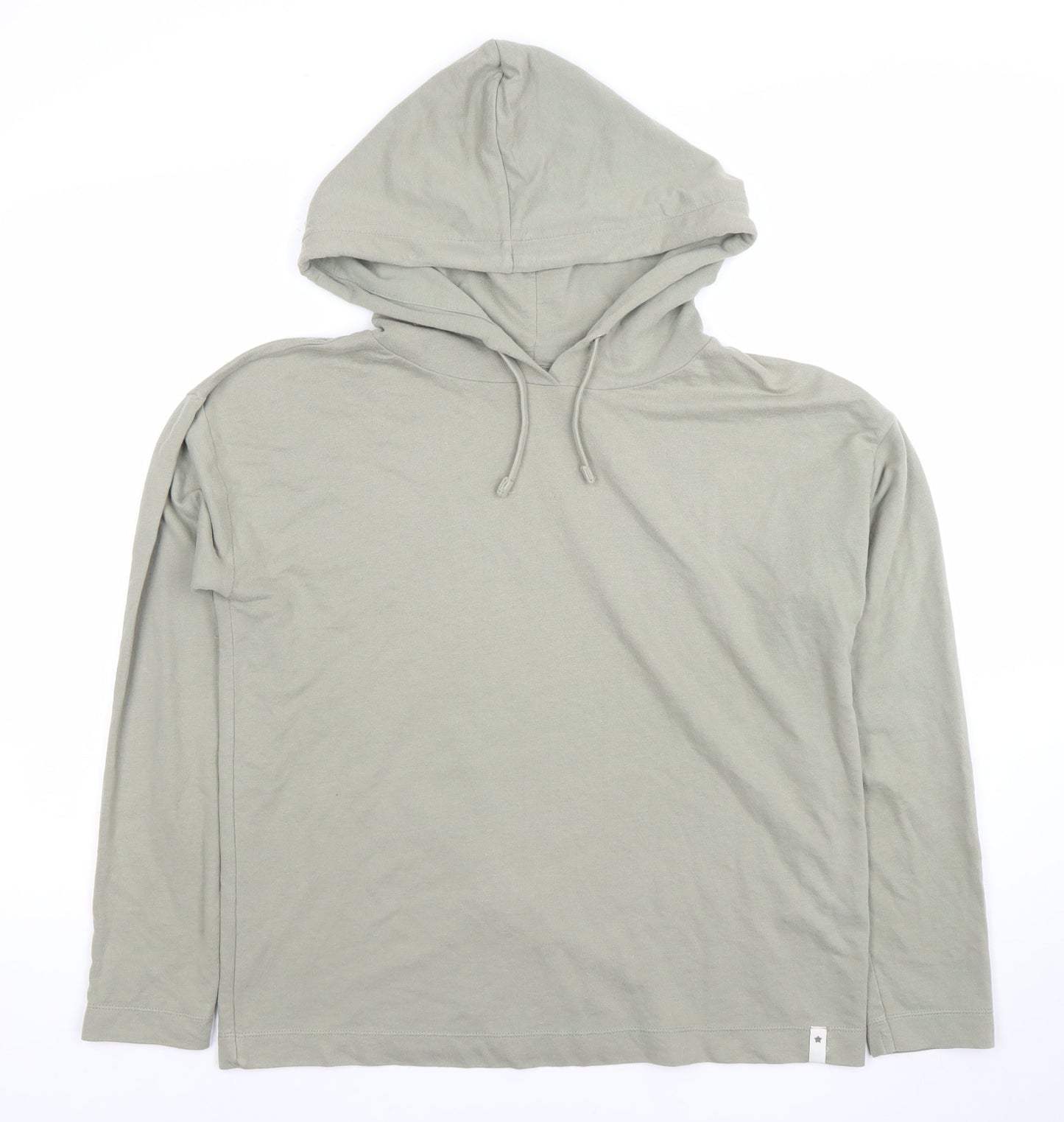 Womens UK Size 12 NEXT Green Pullover Hoodie