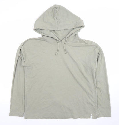 Womens UK Size 12 NEXT Green Pullover Hoodie