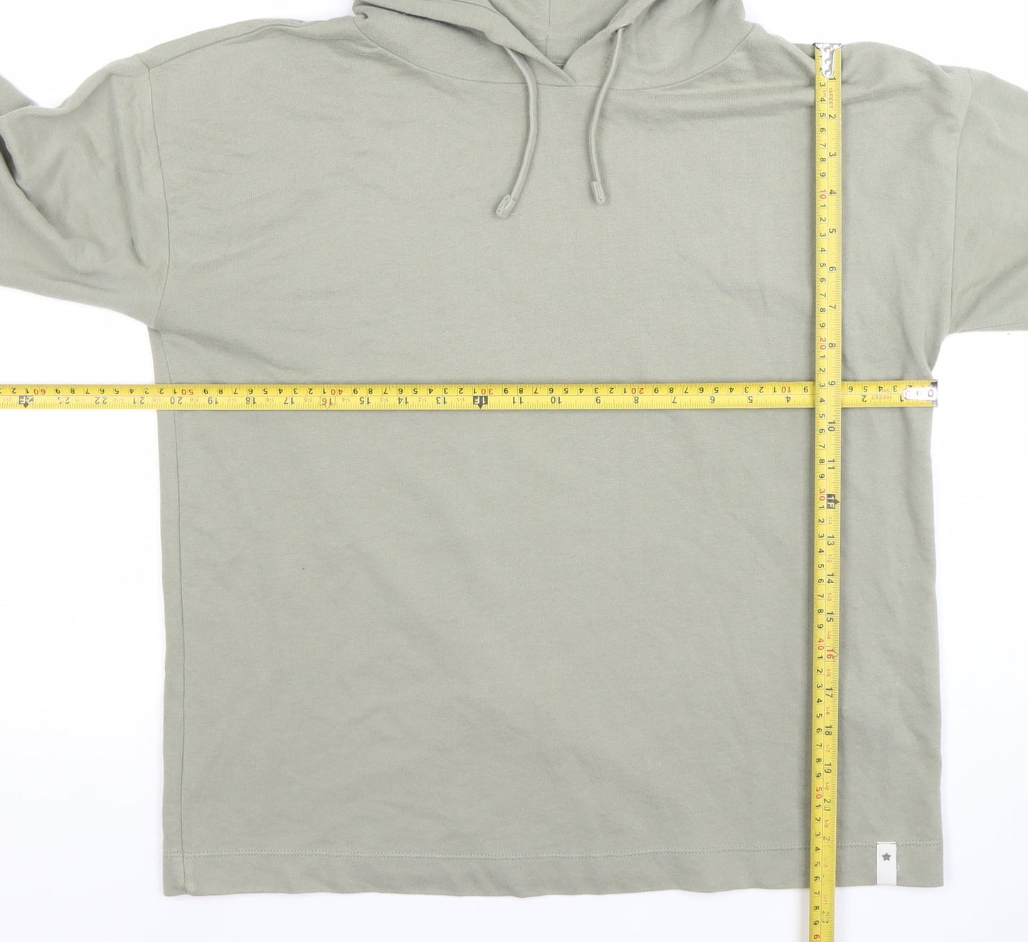 Womens UK Size 12 NEXT Green Pullover Hoodie