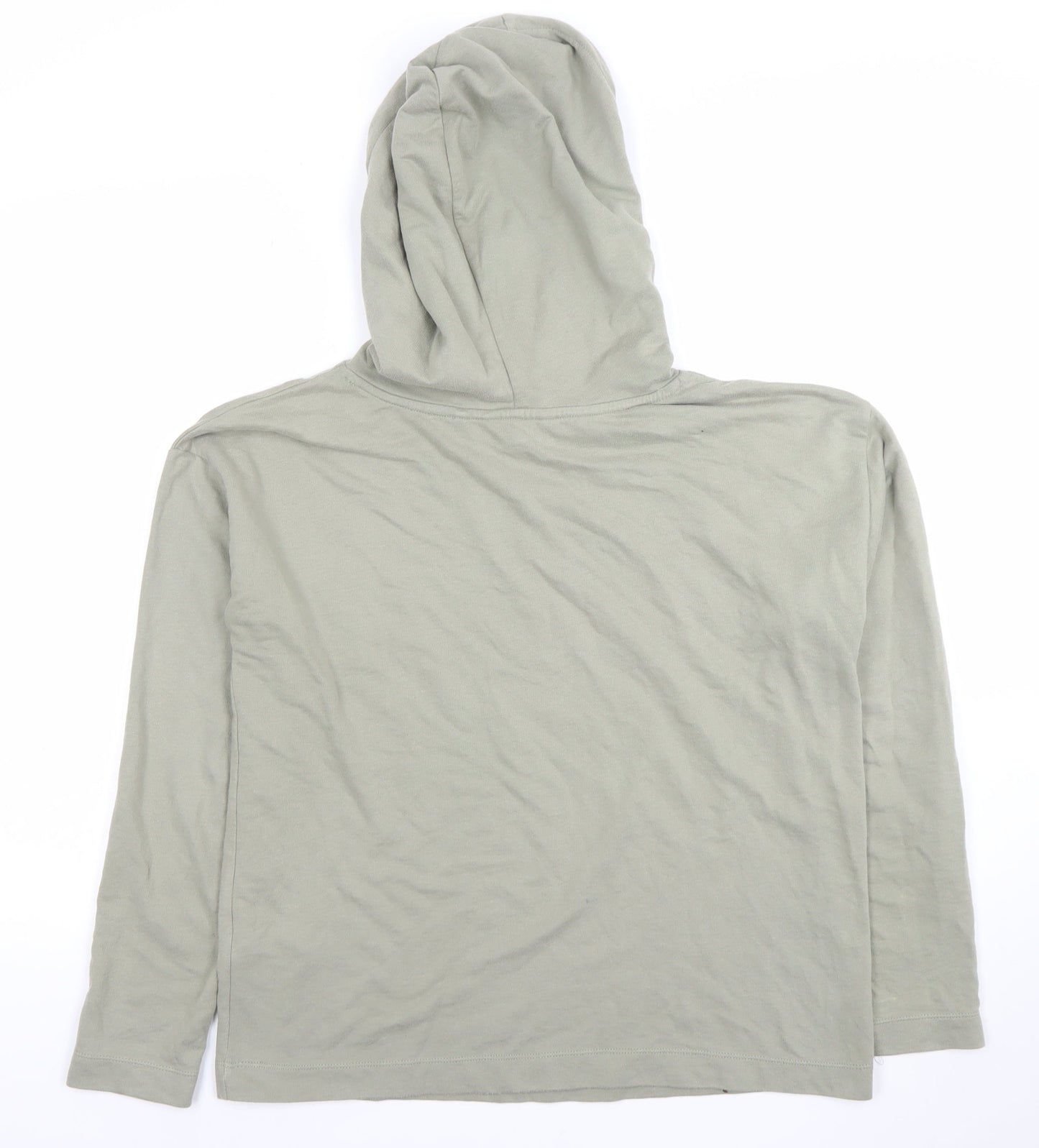 Womens UK Size 12 NEXT Green Pullover Hoodie