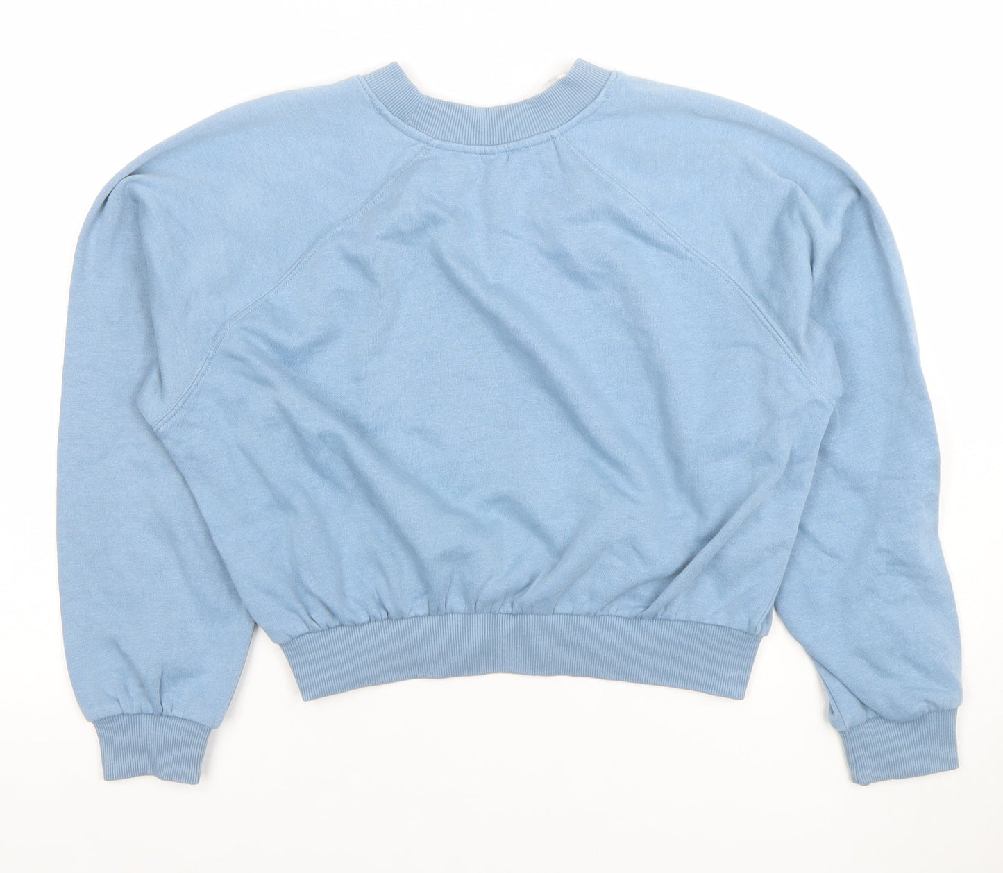Womens UK Size XS H&M Divided Blue Pullover Sweatshirt