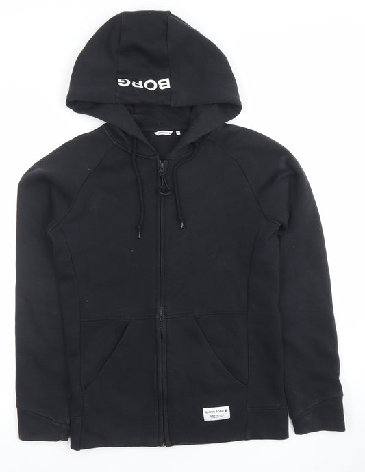 Womens UK Size 6 Björn Borg Black Full Zip Hoodie