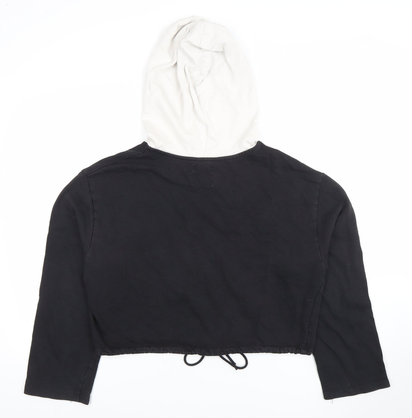 Womens UK Size 10 Zara Black Pullover Hoodie