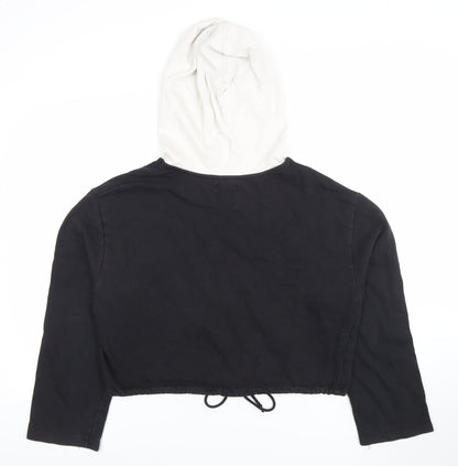 Womens UK Size 10 Zara Black Pullover Hoodie