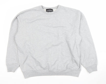 Mens UK Size S Zara Grey Pullover Sweatshirt