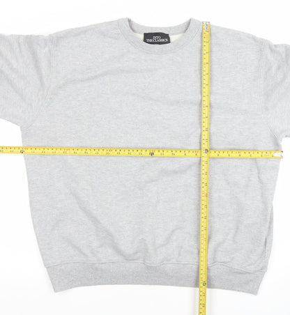 Mens UK Size S Zara Grey Pullover Sweatshirt
