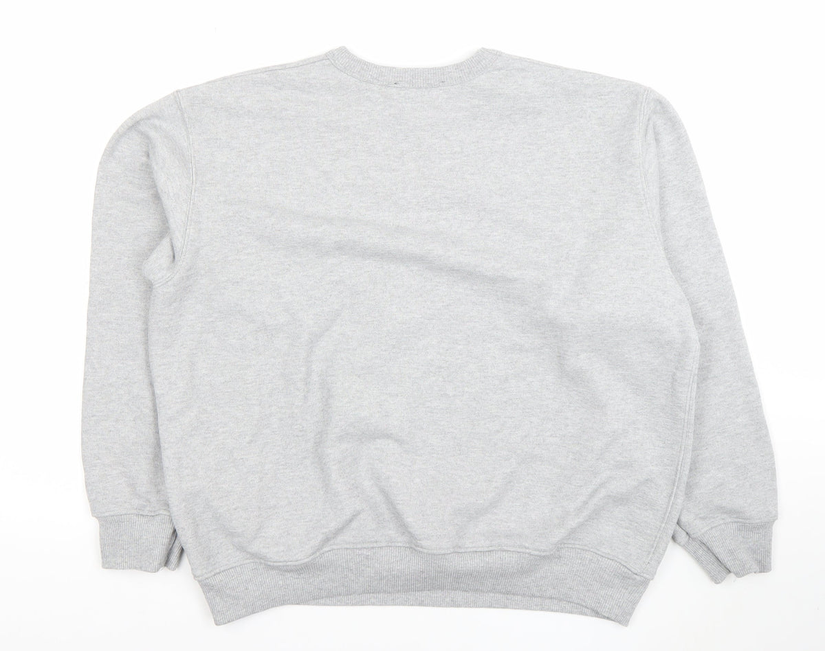 Mens UK Size S Zara Grey Pullover Sweatshirt