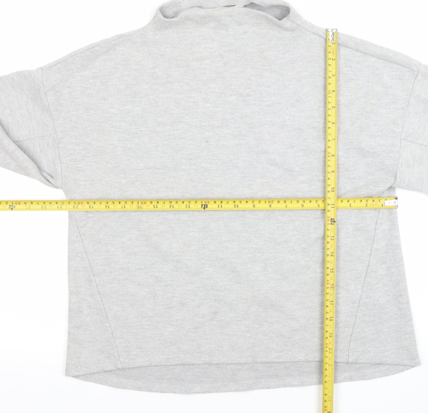 Womens UK Size S River Island Grey Pullover Sweatshirt