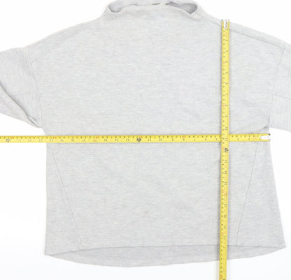 Womens UK Size S River Island Grey Pullover Sweatshirt