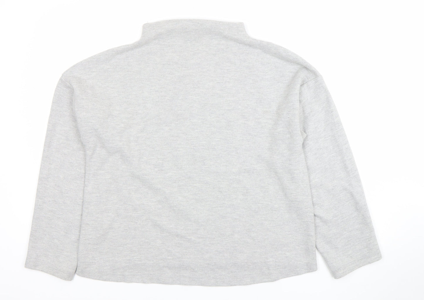 Womens UK Size S River Island Grey Pullover Sweatshirt