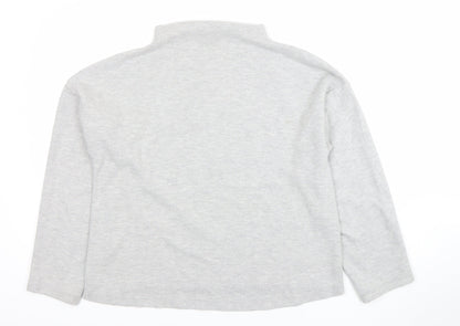 Womens UK Size S River Island Grey Pullover Sweatshirt