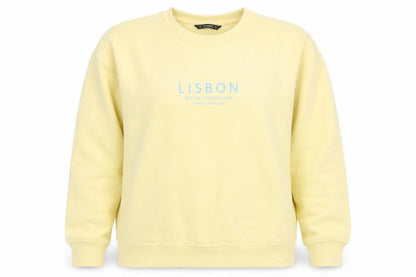 Womens UK Size M Dunnes Yellow Pullover Sweatshirt