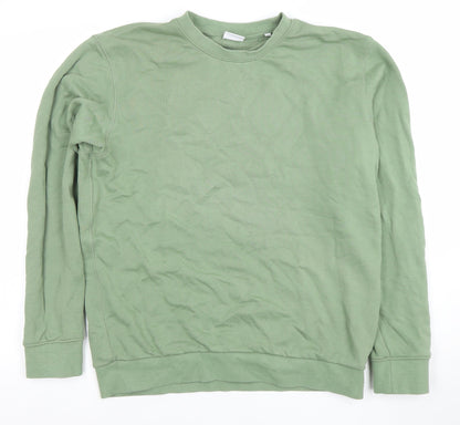 Womens UK Size M Celio Green Pullover Sweatshirt