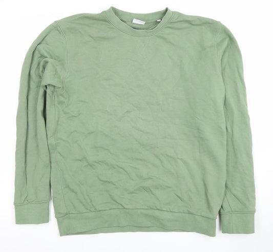 Womens UK Size M Celio Green Pullover Sweatshirt