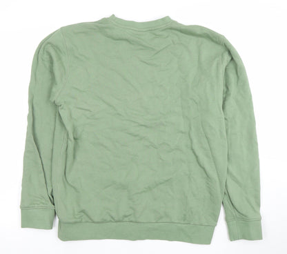 Womens UK Size M Celio Green Pullover Sweatshirt