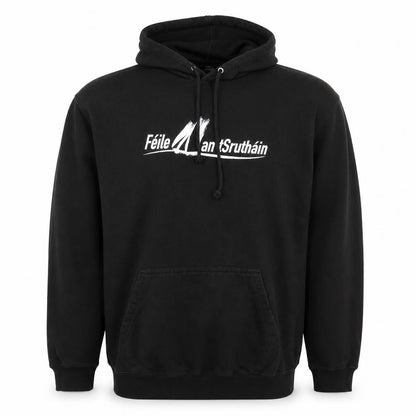 Mens UK Size XL JustHoods by AWDis Black Pullover Hoodie