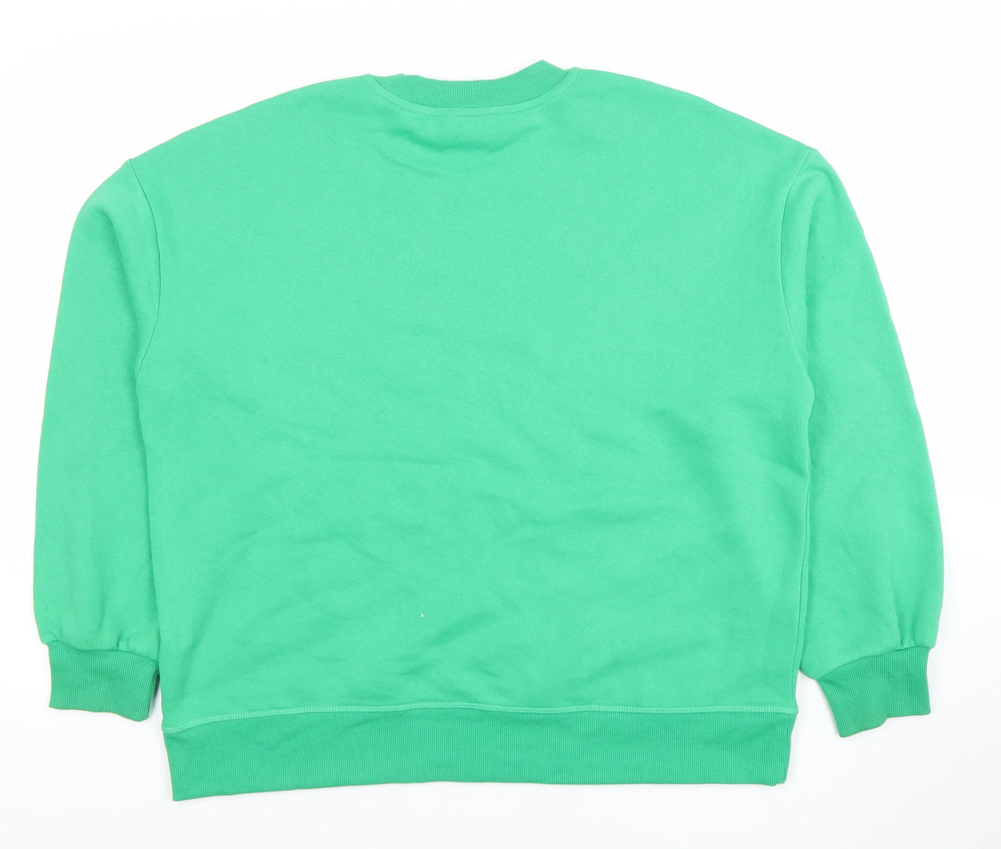 Womens UK Size M Primark Green Pullover Sweatshirt