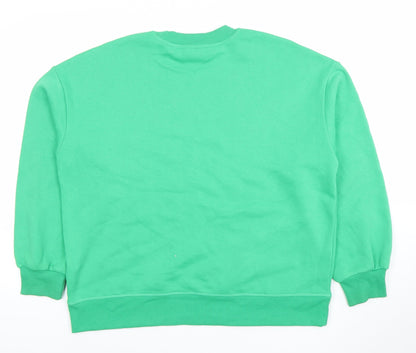 Womens UK Size M Primark Green Pullover Sweatshirt
