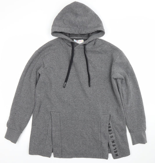 Womens UK Size S Helen Steele Grey Pullover Hoodie