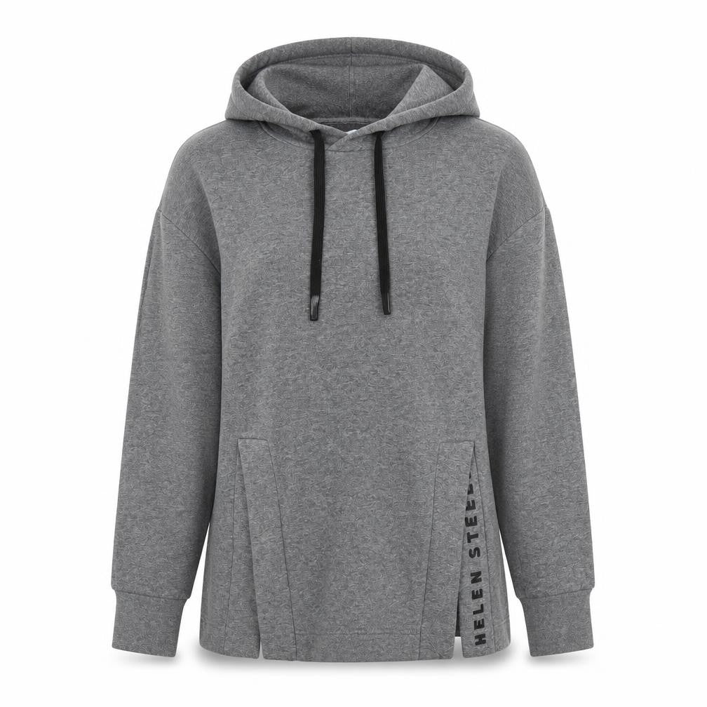 Womens UK Size S Helen Steele Grey Pullover Hoodie