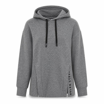 Womens UK Size S Helen Steele Grey Pullover Hoodie