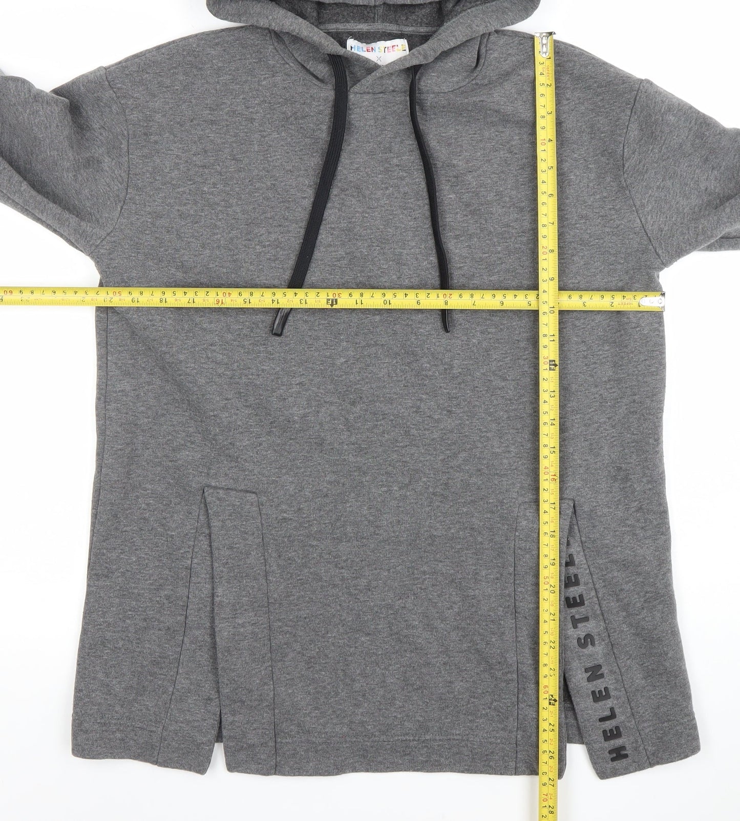 Womens UK Size S Helen Steele Grey Pullover Hoodie