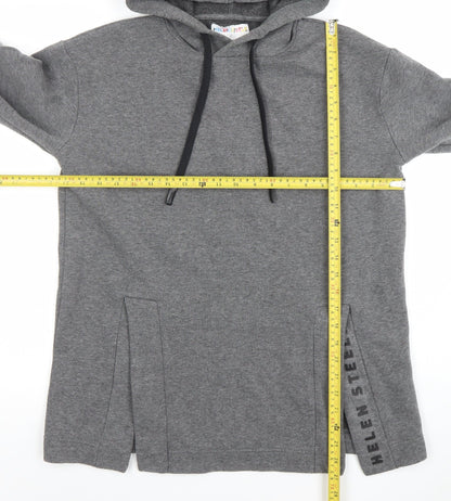 Womens UK Size S Helen Steele Grey Pullover Hoodie