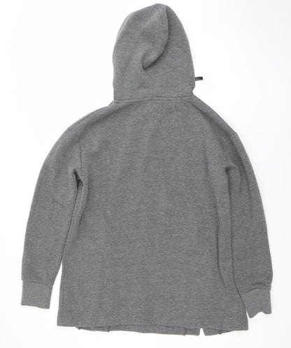 Womens UK Size S Helen Steele Grey Pullover Hoodie
