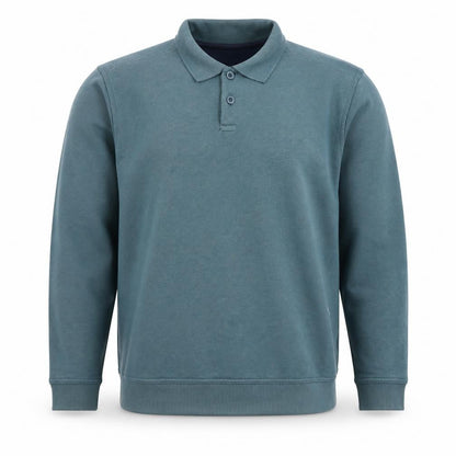 Mens UK Size L EWM Blue Henley Sweatshirt