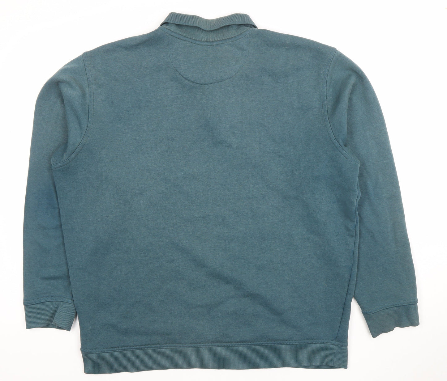 Mens UK Size L EWM Blue Henley Sweatshirt