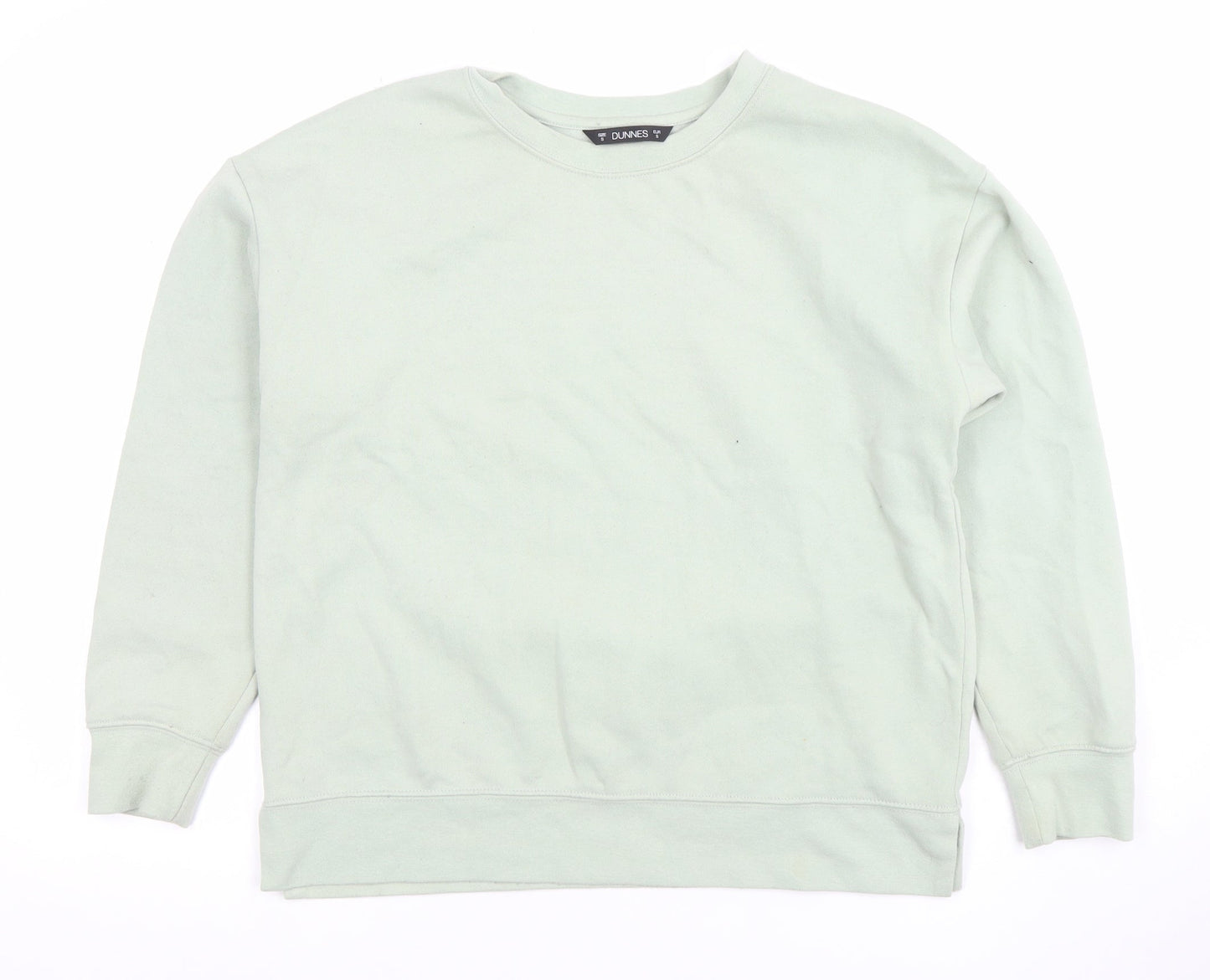 Womens UK Size S Dunnes Green Pullover Sweatshirt