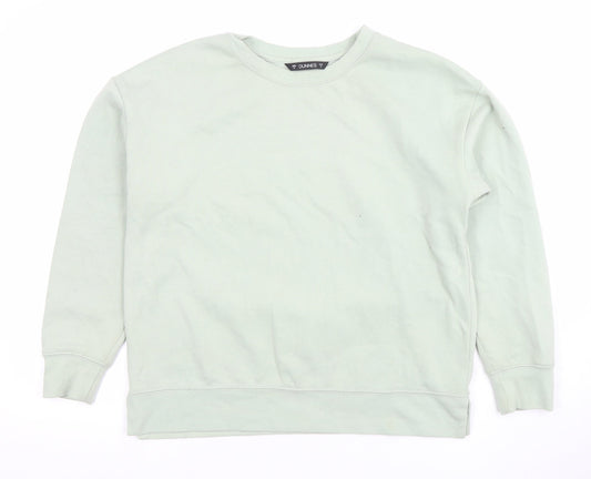 Womens UK Size S Dunnes Green Pullover Sweatshirt