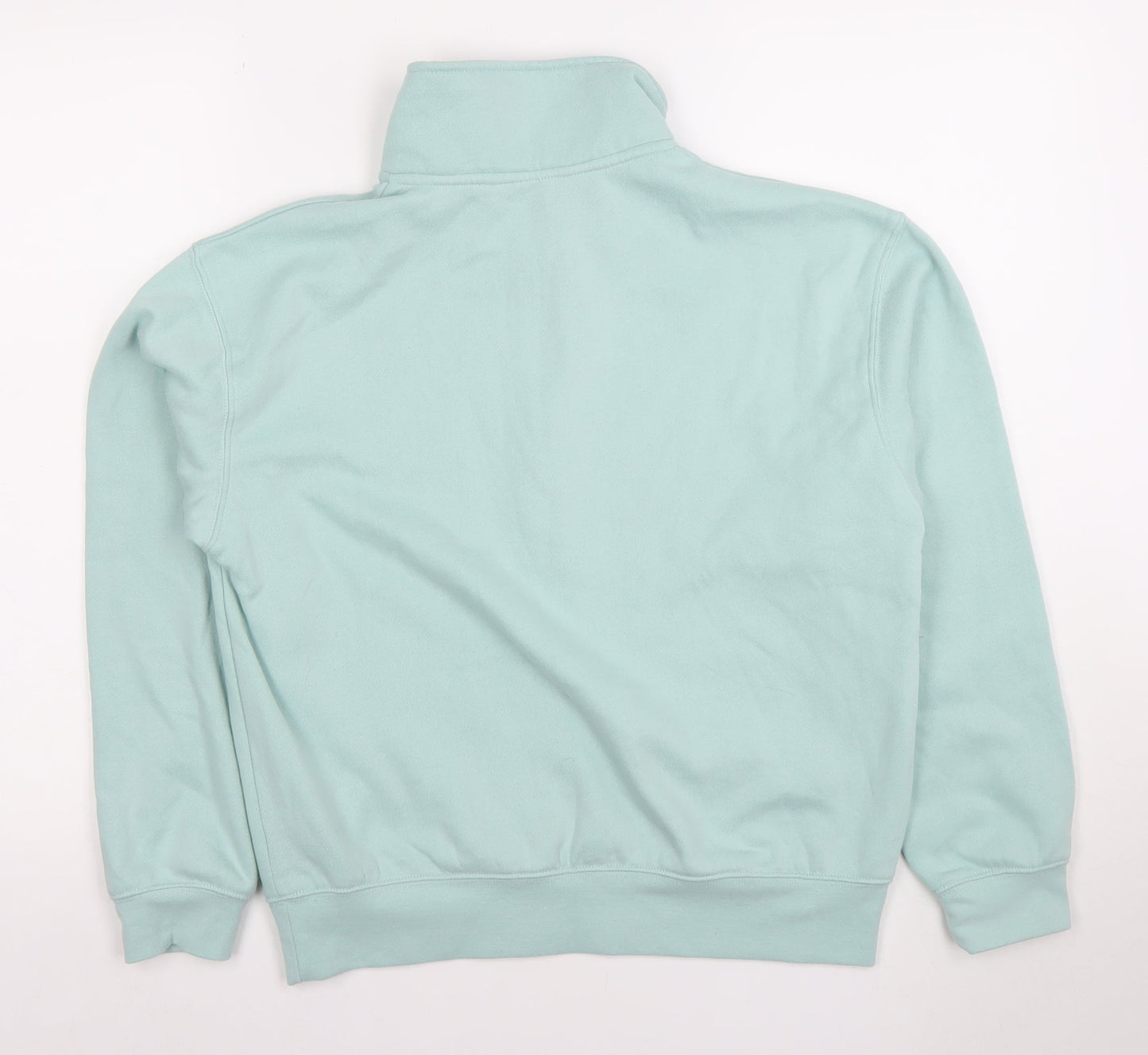 Dunnes Women Aqua 1/2 Zip Fleece Sweatshirt Small