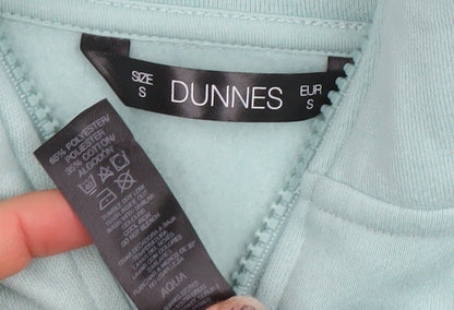 Dunnes Women Aqua 1/2 Zip Fleece Sweatshirt Small