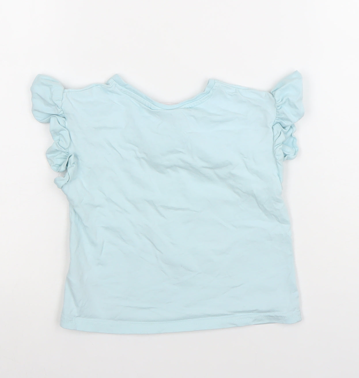 Girls UK Size 10 Years Gabby's Dollhouse Blue Basic T-Shirt