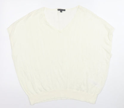 Womens UK Size L Adrianna Papell Ivory Camisole Blouse