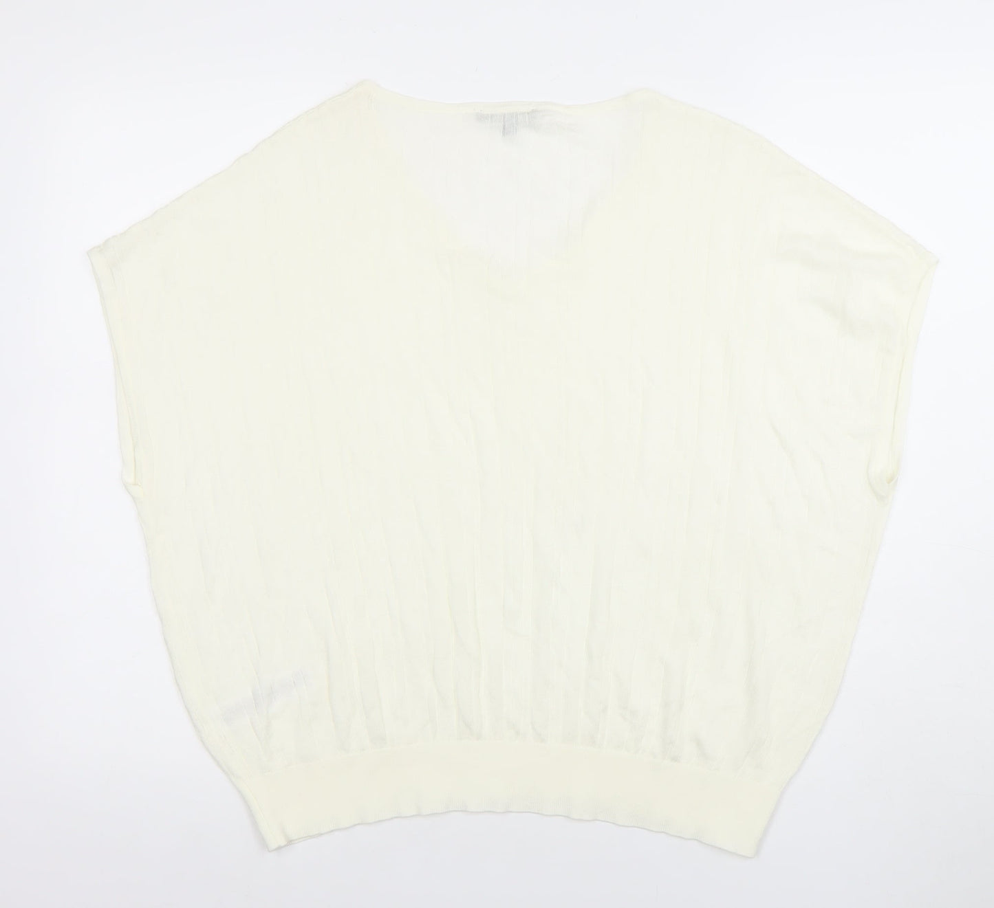 Womens UK Size L Adrianna Papell Ivory Camisole Blouse