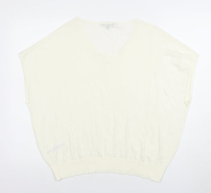 Womens UK Size L Adrianna Papell Ivory Camisole Blouse