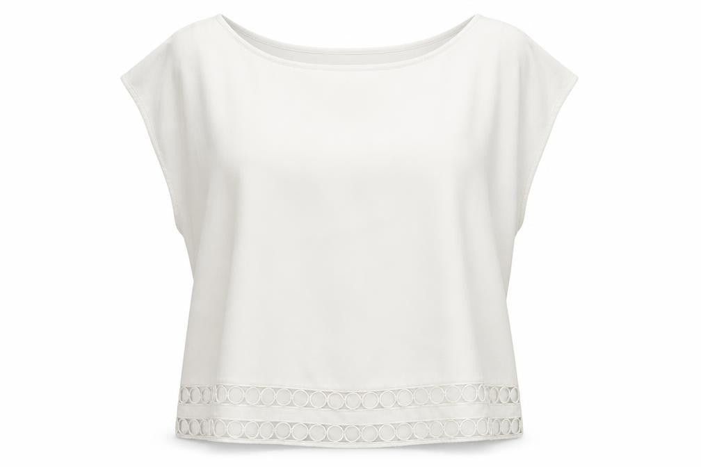Womens UK Size XL Ann Taylor White Basic Blouse