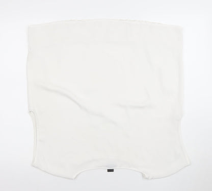 Ann Taylor Women's White Sleeveless Blouse Top Size XL