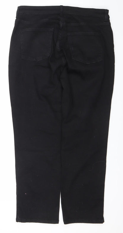 Dunnes Stores Men’s Black Mid Rise Slim Jeans Size 16