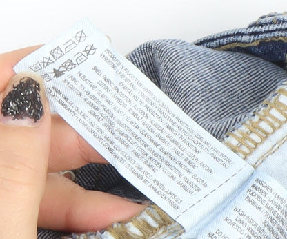 Denim Co. Men's Blue Regular Fit Straight Jeans 36W 30L